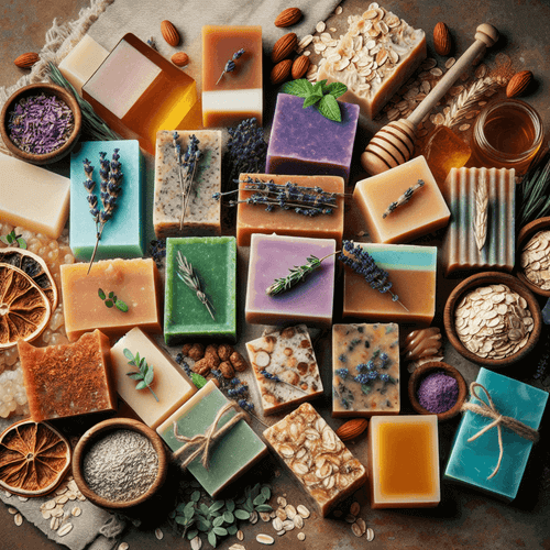 Natural soap -handcrafted with pure ingredients for a gentle, eco-friendly cleanse.