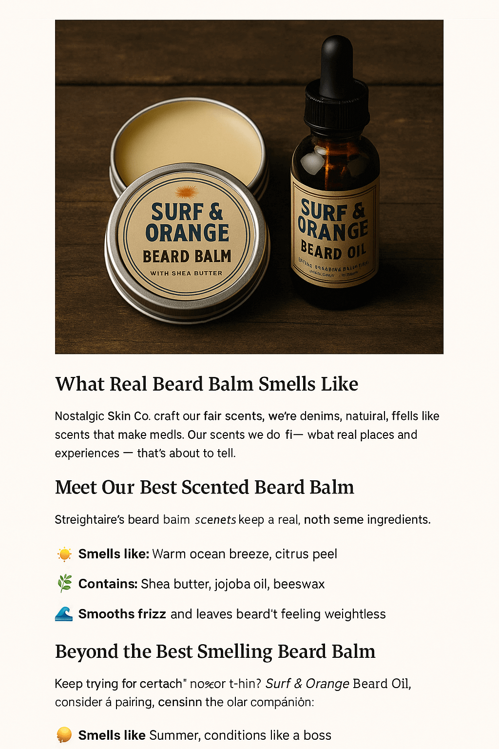 Beard Balm with the Best Smell (Yes, It Exists)