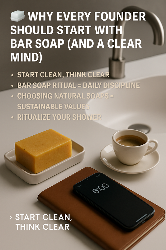 🧼 Why Every Founder Should Start With Bar Soap (And a Clear Mind)