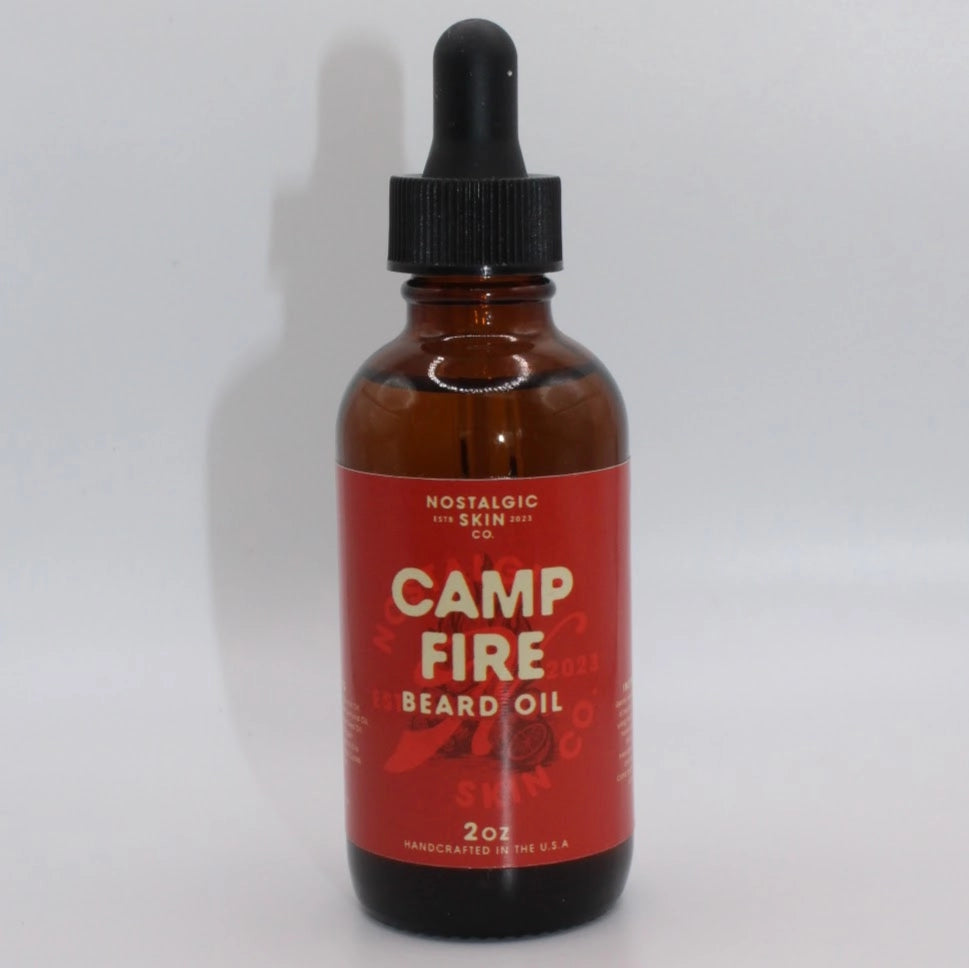 Campfire Beard Oil – Hydrate, Strengthen & Smell Like Adventure