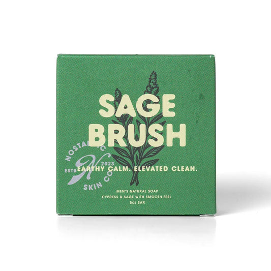 Best Soap for Men: Sage Brush - Bold Clean | Nostalgic - natural grooming product