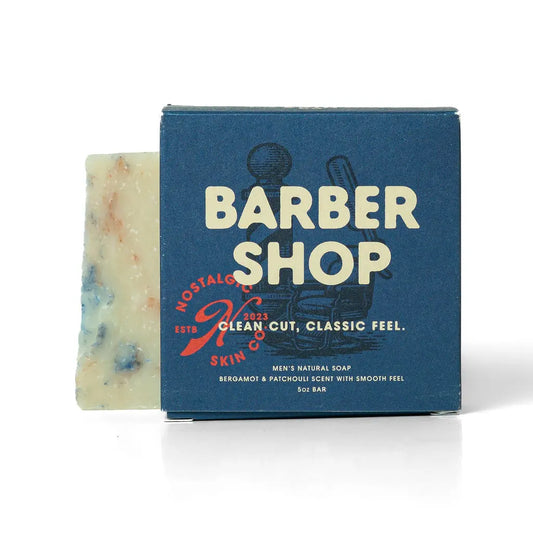 Best Barbershop Soap for Men - Bold Clean | Nostalgic Ski... - natural grooming product