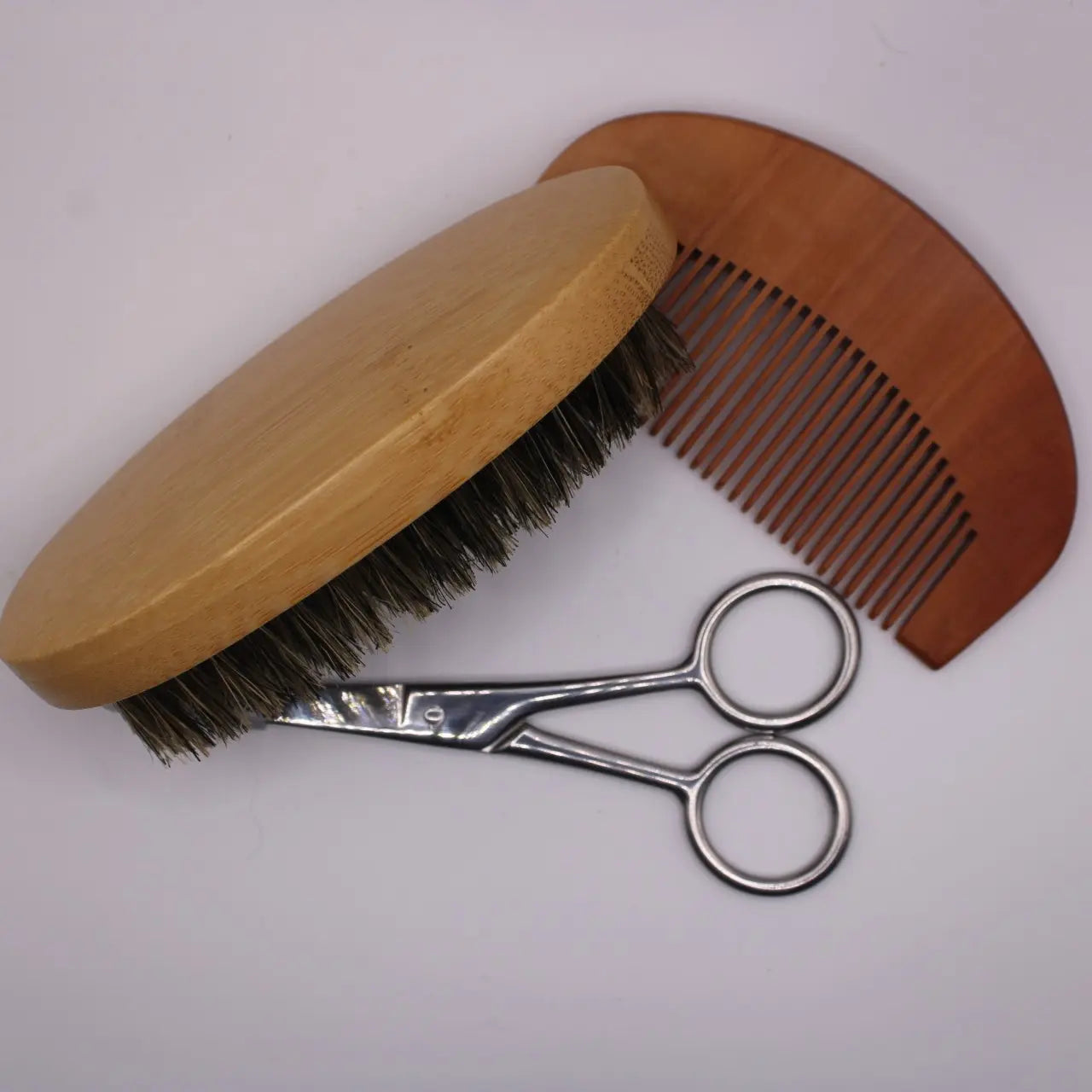 Beard gift set with premium oils and grooming tools