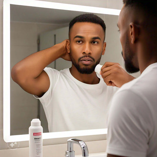 man using whole-body deodorant