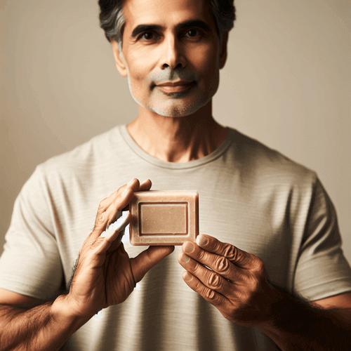 Premium Male Soap designed for a deep cleansing and hydration, perfect for daily grooming.