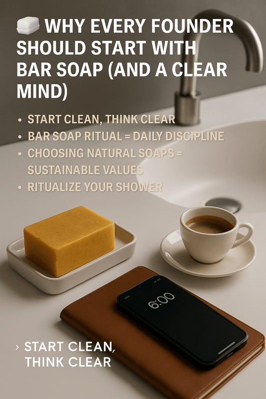 🧼 Why Every Founder Should Start With Bar Soap (And a Clear Mind)