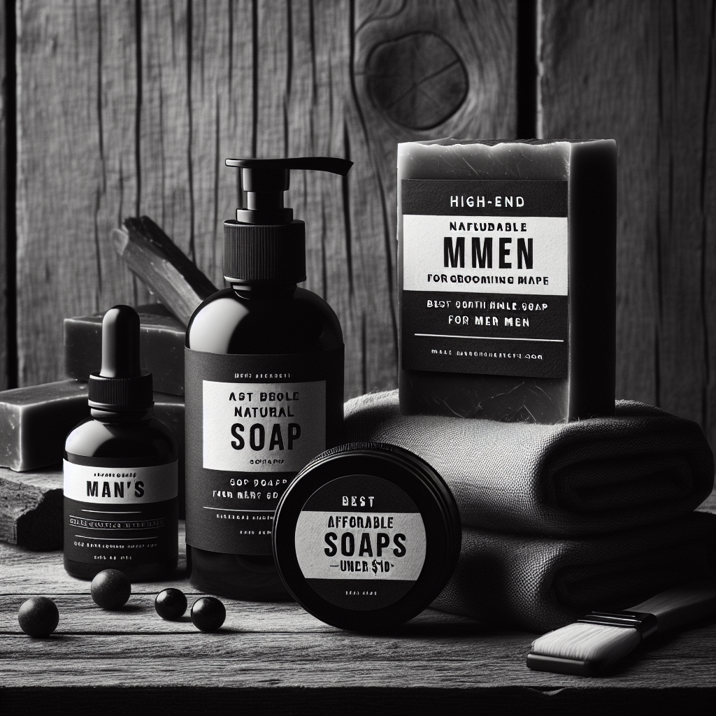 Best Affordable Natural Soaps for Men (Under $10) | Natural Men's Grooming Guide
