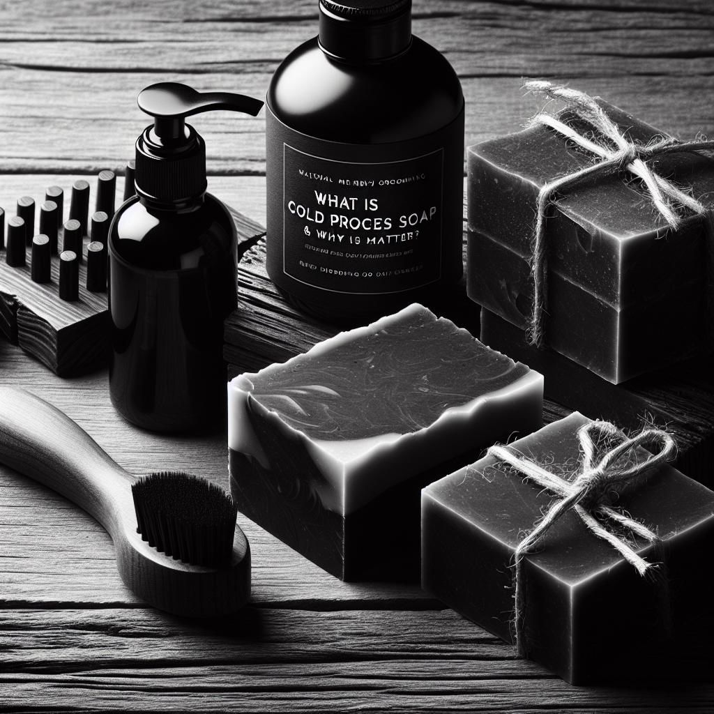 What Is Cold Process Soap & Why Does It Matter? | Natural Men's Grooming Guide