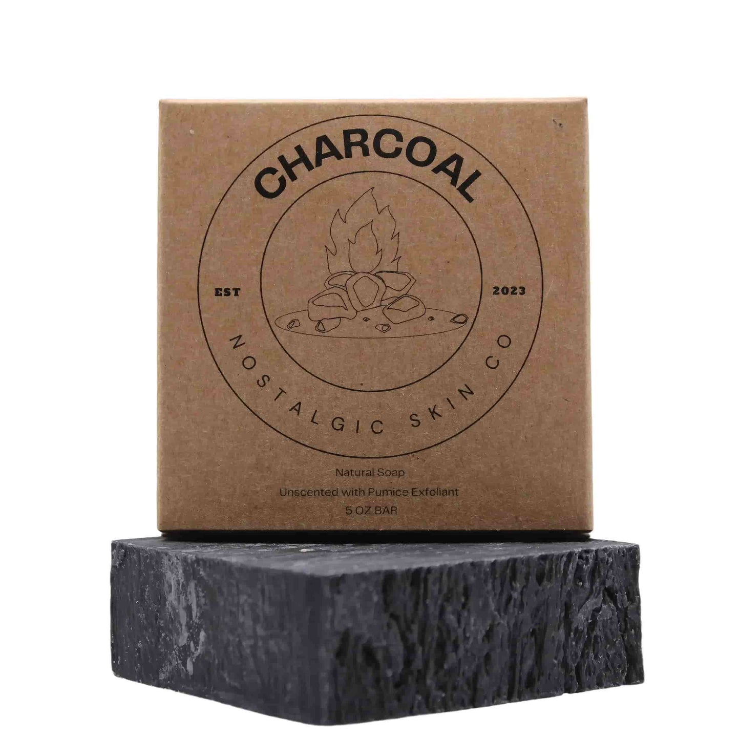 Activated Charcoal Bar Soap – Fragrance-Free Detox