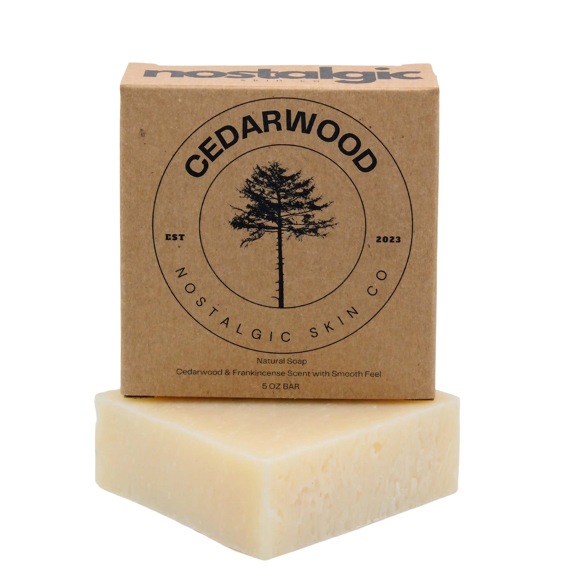 Organic Soap for Men - Natural Cedarwood and Handmade for a Healthy Glow - Nostalgic Skin Co.