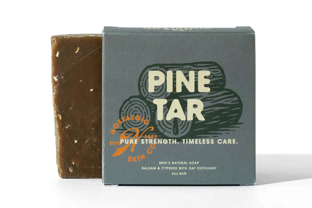 Pine Tar Soap Bar – Natural Cleanse for Dry, Itchy Skin