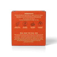 Campfire Bar Soap - Smoky Charcoal Clean for Men