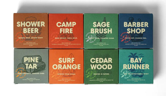 8‑Pack Natural Soap Collection for Men