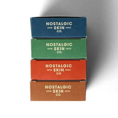 Natural bar soap for men - handcrafted grooming products by Nostalgic Skin Co.