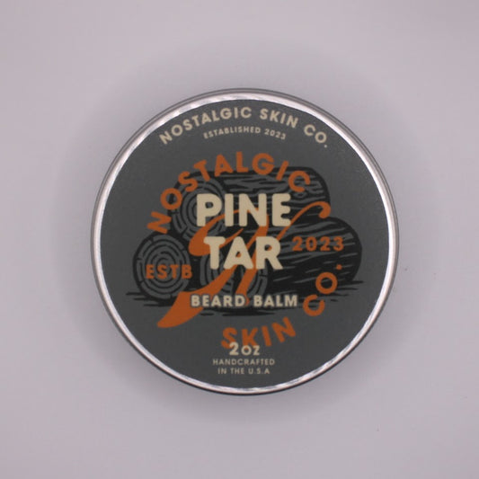 Pine tar beard balm – rugged, earthy fragrance with natural beard styling and health